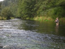 Vltava below Lipno Dam