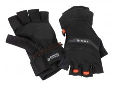 Fly Fishing Gloves Simms Gore Infinium Half Finger Glove Black