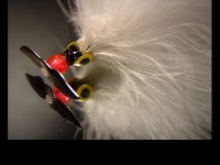 Fly fishing with bling for pike!