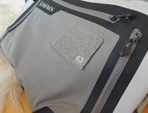 Fishing Waders Simms G3 Guide Stockingfoot Cinder - Zippered Chest Pocket With Velcro For Fly Patch