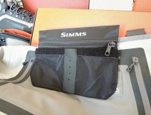 Fishing Waders Simms G3 Guide Stockingfoot Cinder - Internal Leader & Fly Patch Holder Pocket