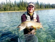  Lubo With Beautiful Lake Trout From Yukon.