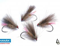 Caddis made on dry hook H 130 BL