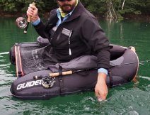 Fight with a beautiful lake rainbow in clear water. These moments are the best!