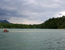 Ideal weather for lake fly fishing and slightly colored water... The conditions are great, we'll see what happens!
