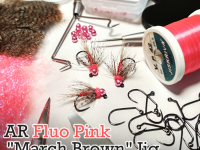 At The Vice - AR Fluo Pink "March Brown" Jig