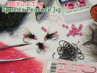 At The Vice - AR Pink Tag Peacock Spectra Jig