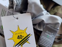 UPF40+ protection factor on all BugStopper clothing.