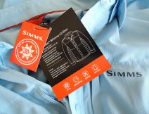 Fishing Shirt Simms Intruder BiComp - Material characteristics & UPF protection