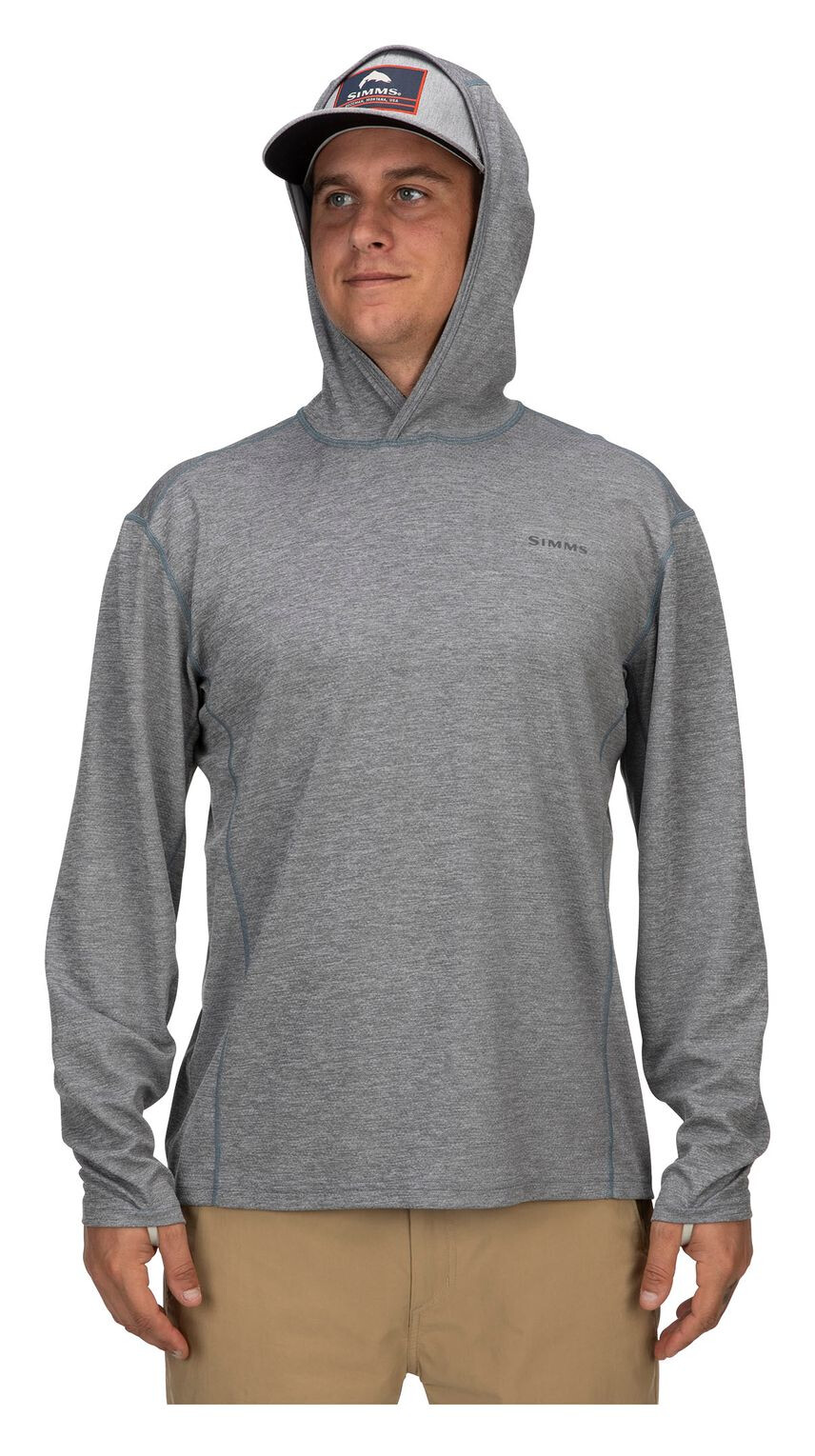 Simms Steel Heather Bugstopper Hoody