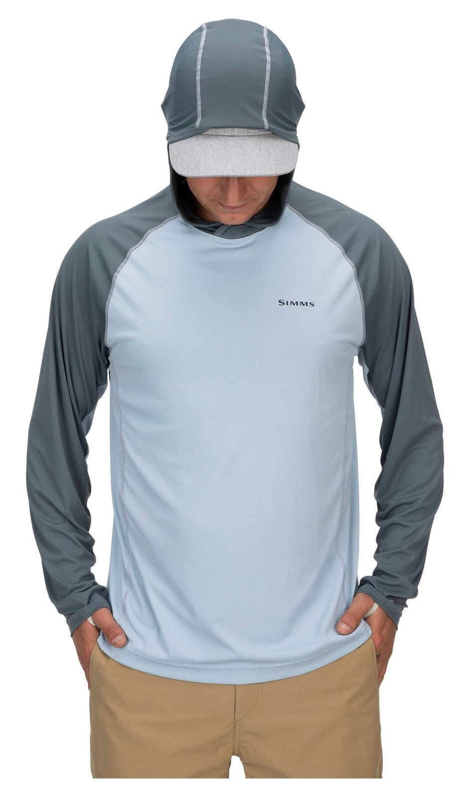 Bugstopper Solar Flex Hoody Simms Steel Blue