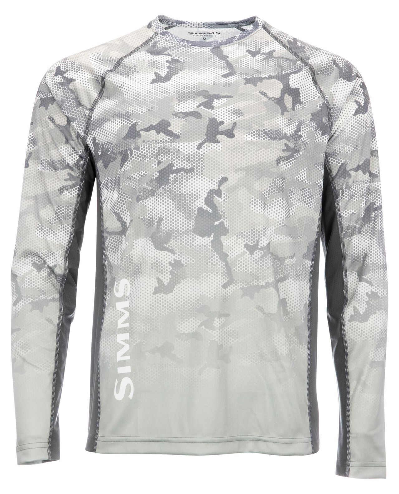 Challenger Solar Tech Jersey Simms Hex Flo Camo Steel | CzechNymph.com