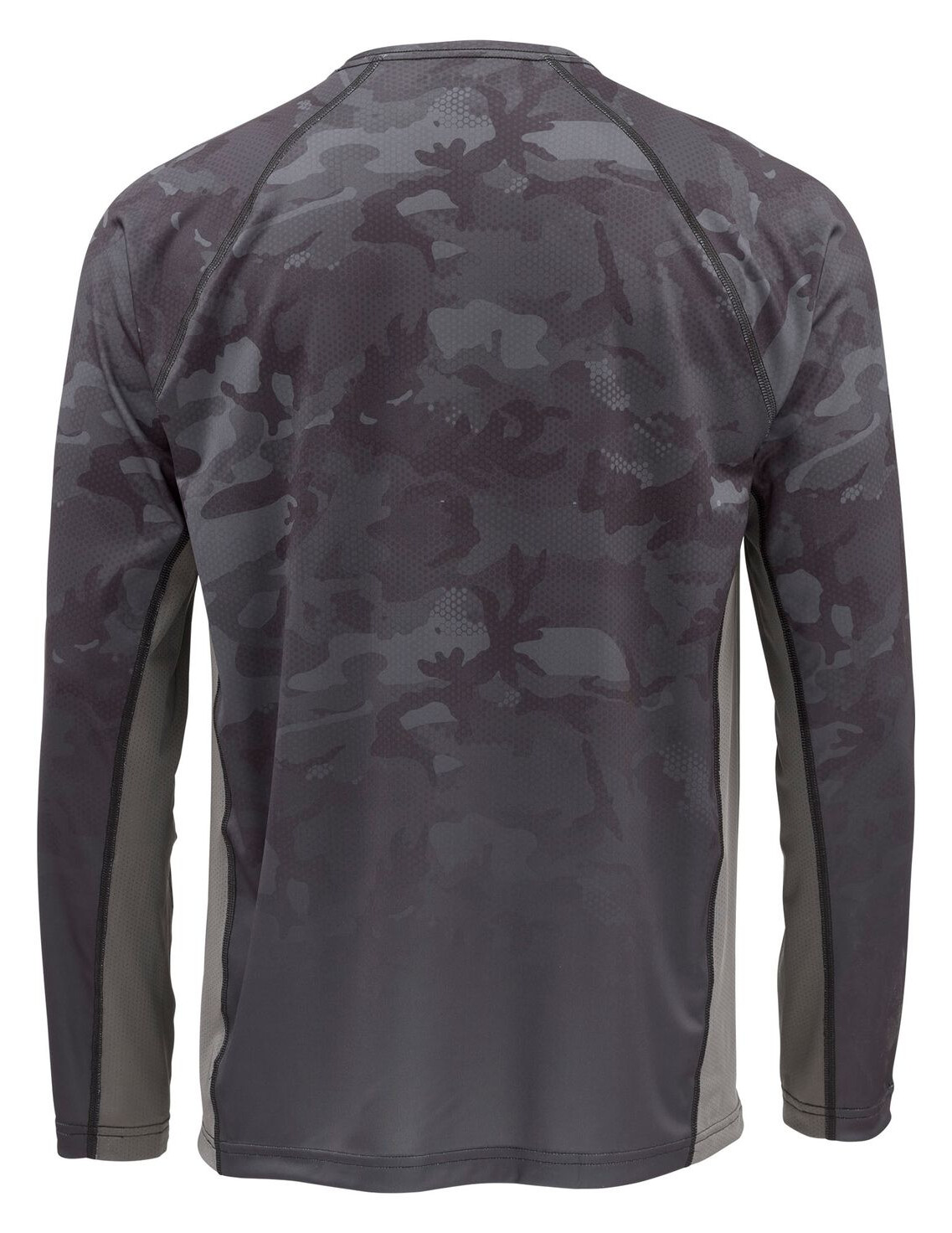 Challenger Solar Tech Jersey Simms Hex Flo Camo Carbon | CzechNymph.com