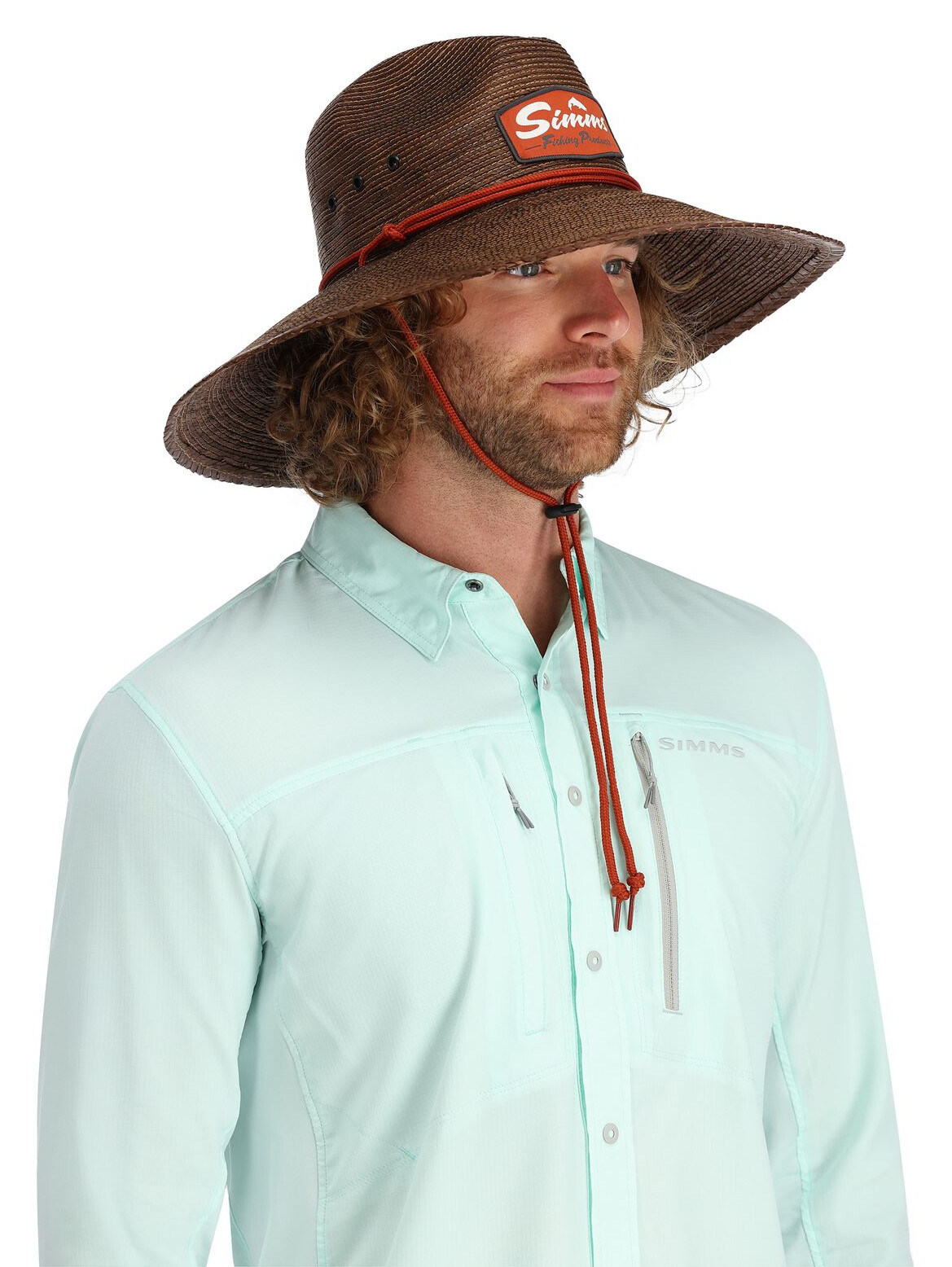 Fishing Hat Simms Cutbank Sun Hat Chestnut