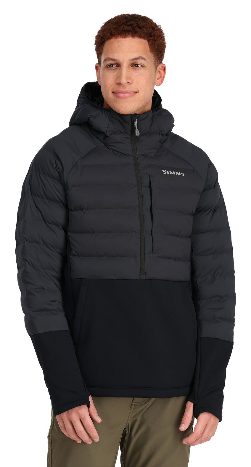 Fishing Jacket Simms ExStream Pull Over Hoody Black | CzechNymph.com