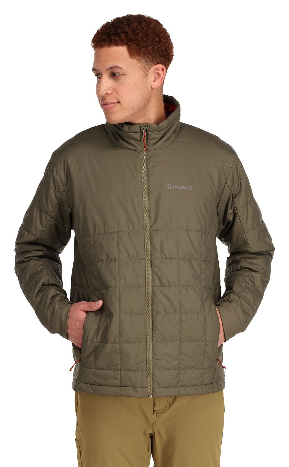 Fishing Jacket Simms Fall Run Collared Dark Stone