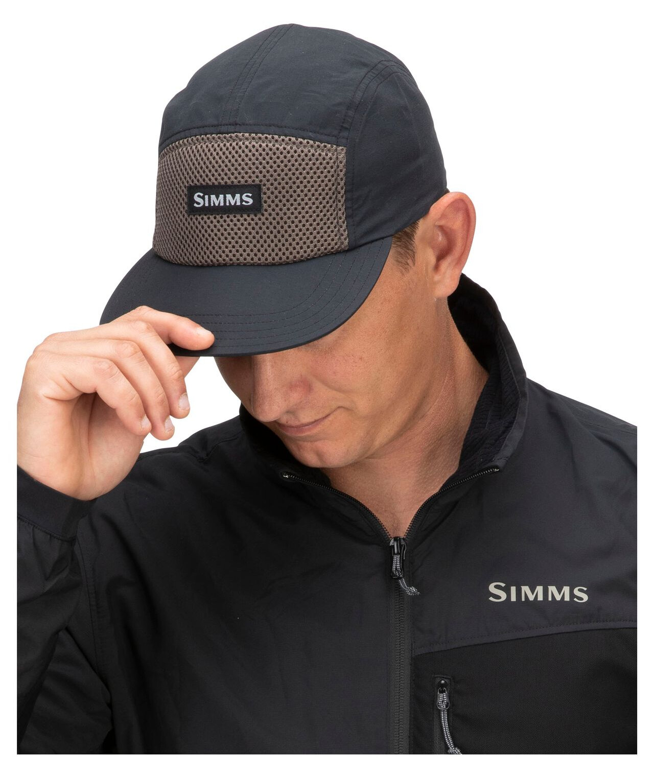 Fishing Cap Simms Flyweight Mesh Black