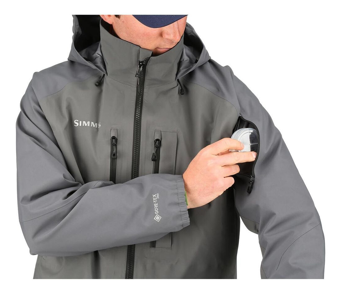 Fishing Jacket Simms G4 Pro Jacket Slate