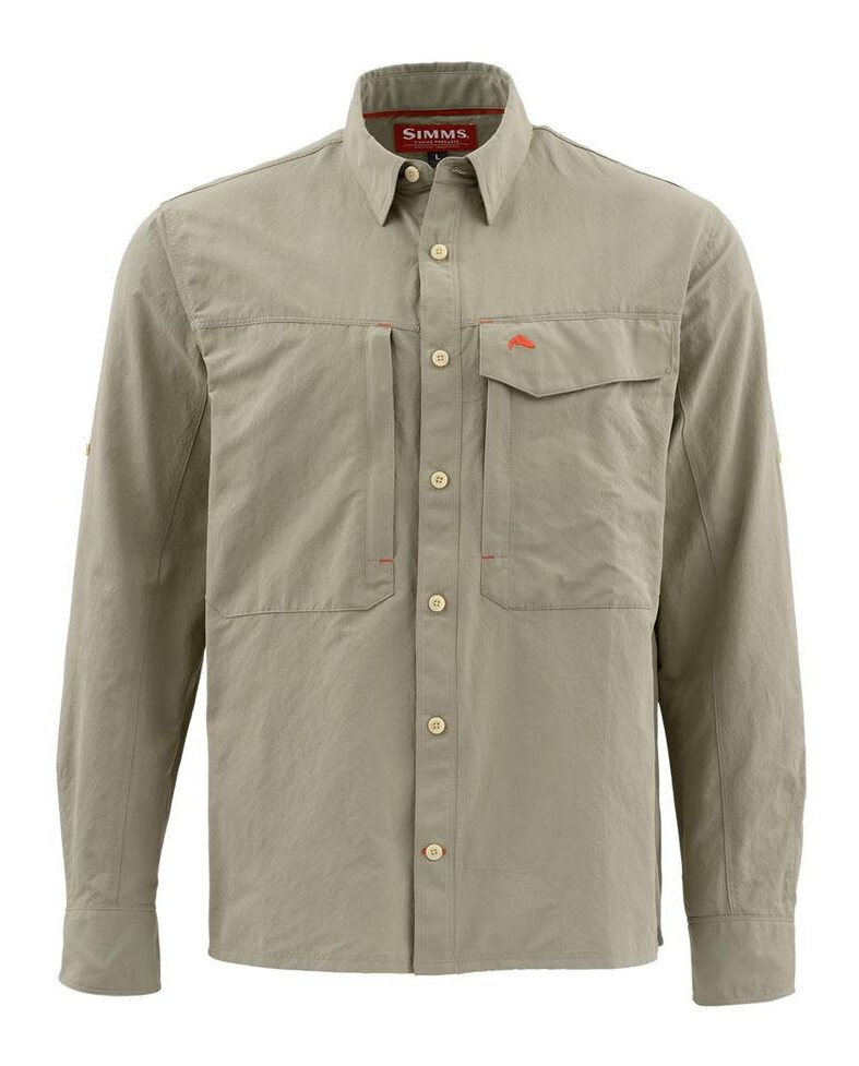 Fishing Shirt Simms Guide Dark Khaki