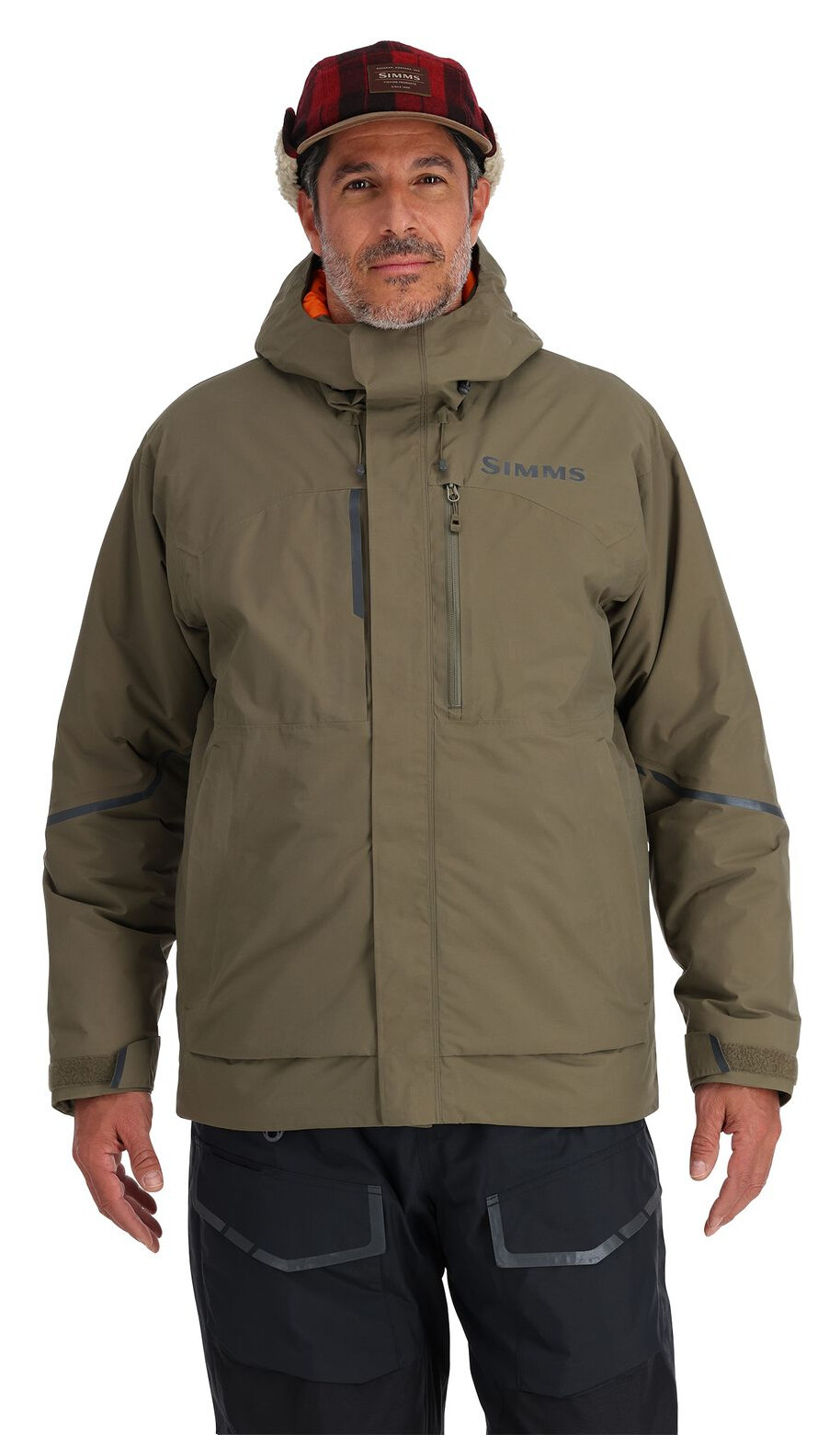 Fishing Jacket Simms Challenger Insulated Jacket Dark Stone