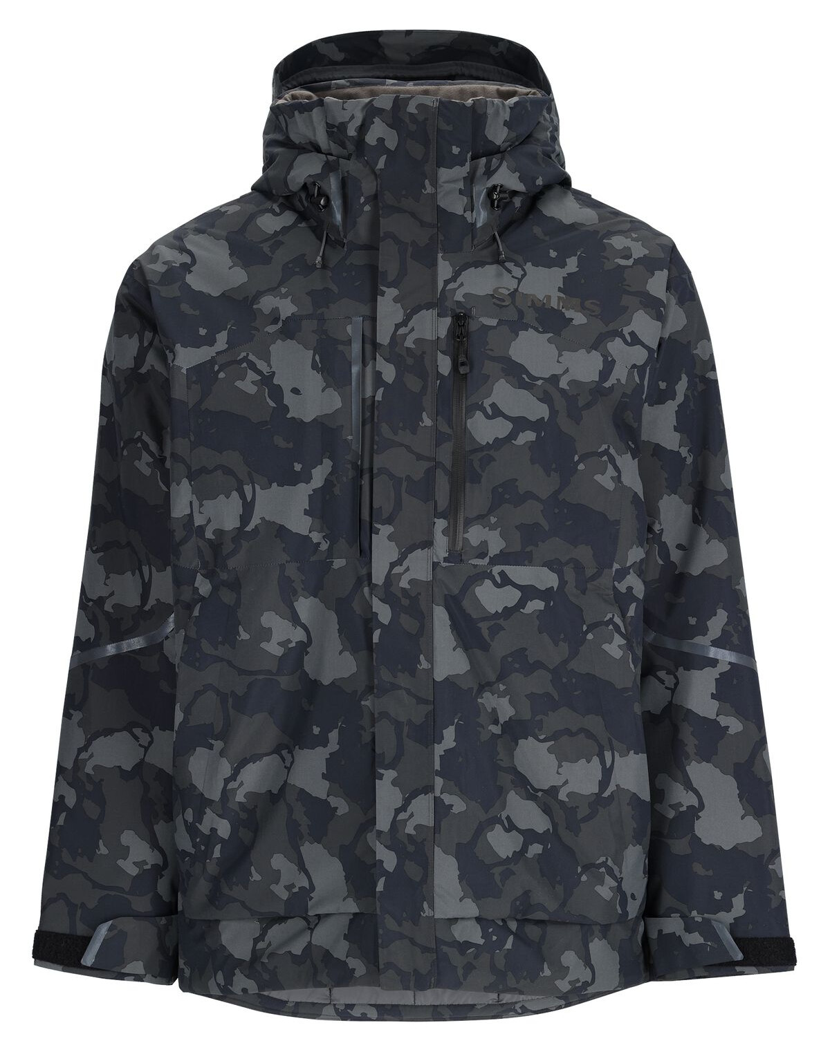 Fishing Jacket Simms Challenger Insulated Jacket Regiment Camo Carbon ...