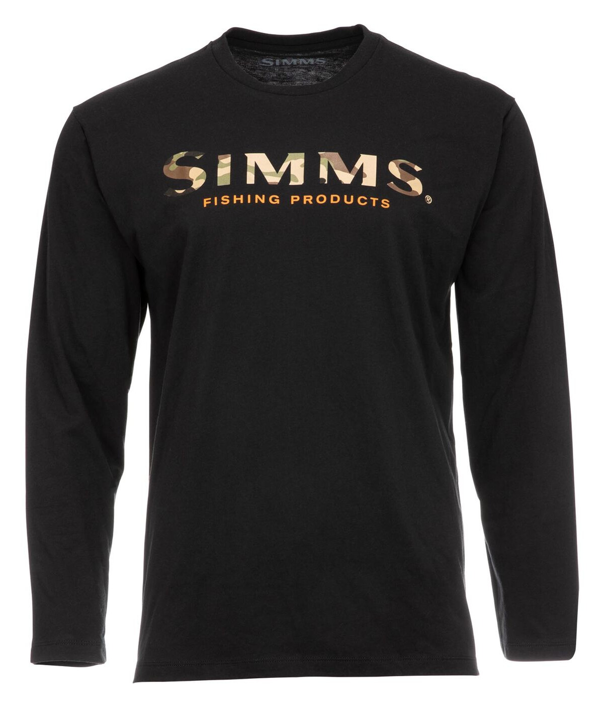 Fishing LS Shirt Simms Logo Black
