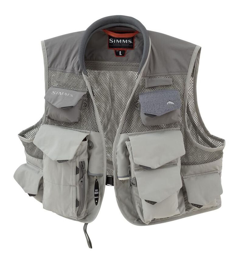 Fishing Vest Simms Vertical Mesh Boulder