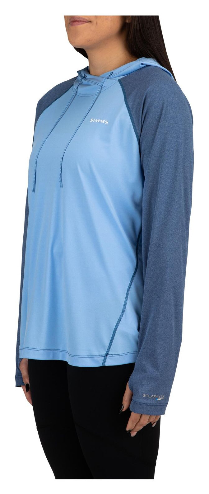 Simms Women's BugStopper Solarflex Hoody Loden Heather