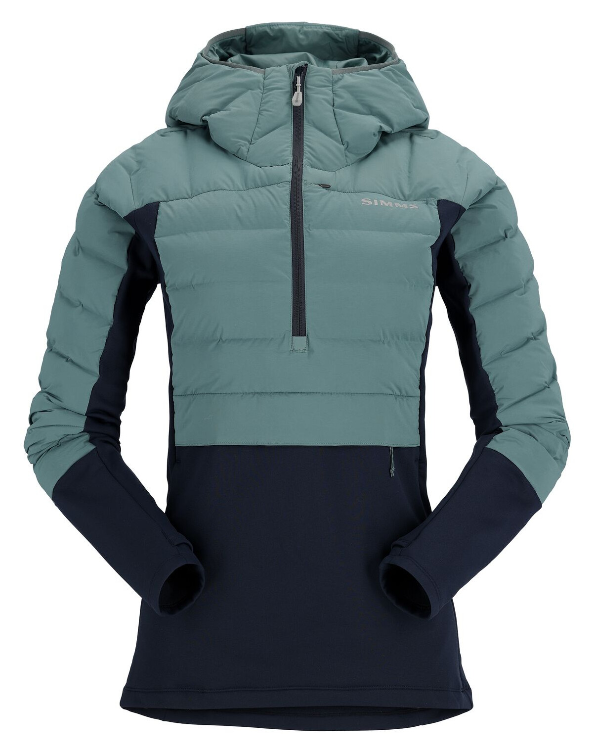 Women's Fishing Hoody Simms Exstream Pull-Over Avalon Teal