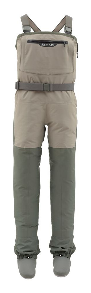 Women's Fishing Waders Simms Freestone Z Stockingfoot Striker Grey