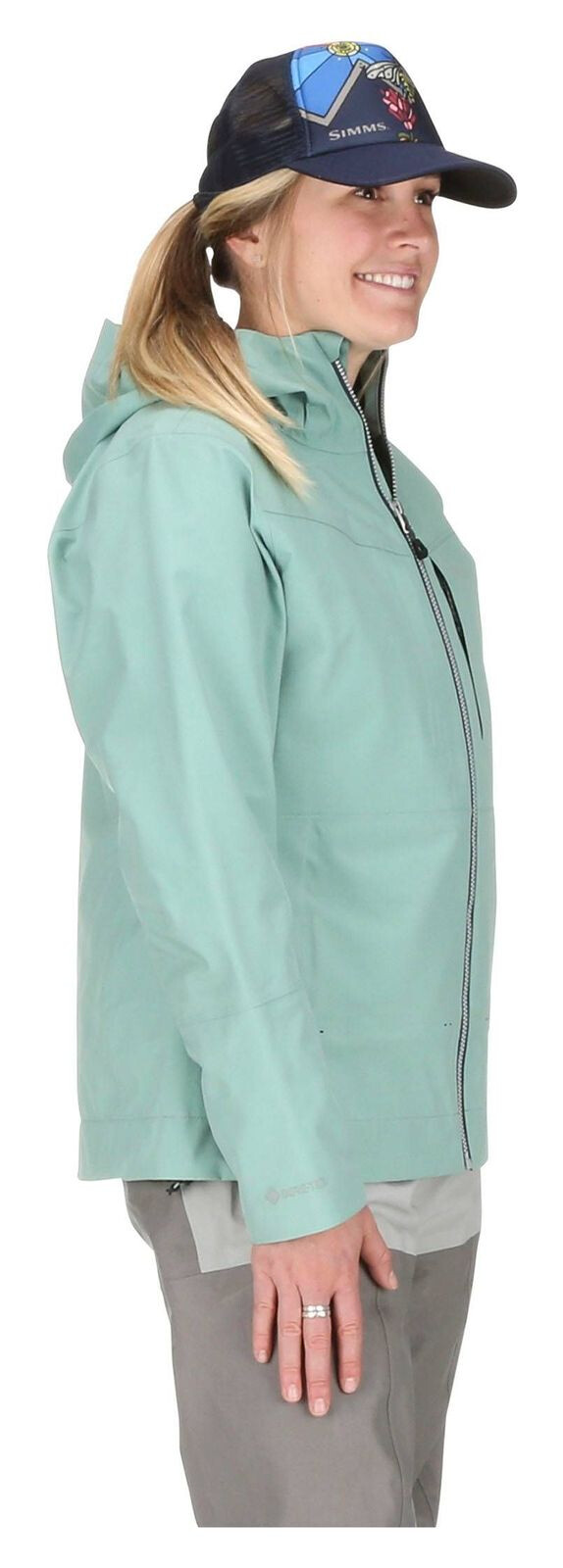 Women's Fishing Jacket Simms G3 Guide Seafoam