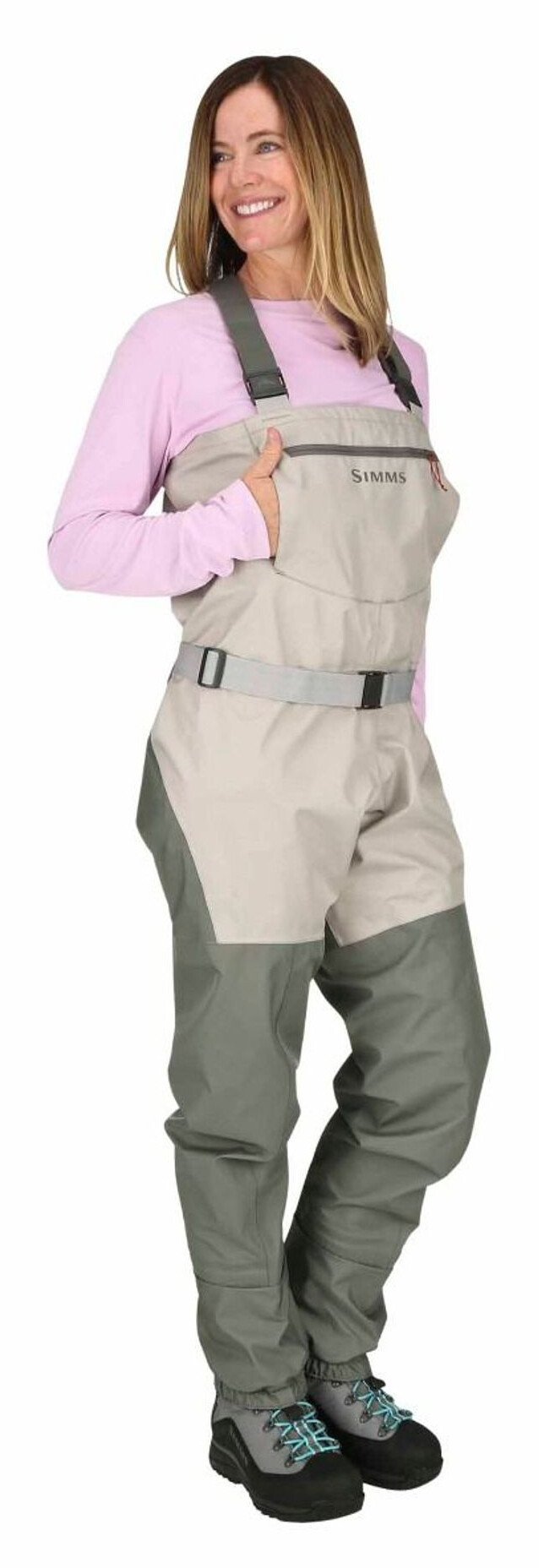 Simms Women ' S Tributary Waders - Stockingfoot - Platinum