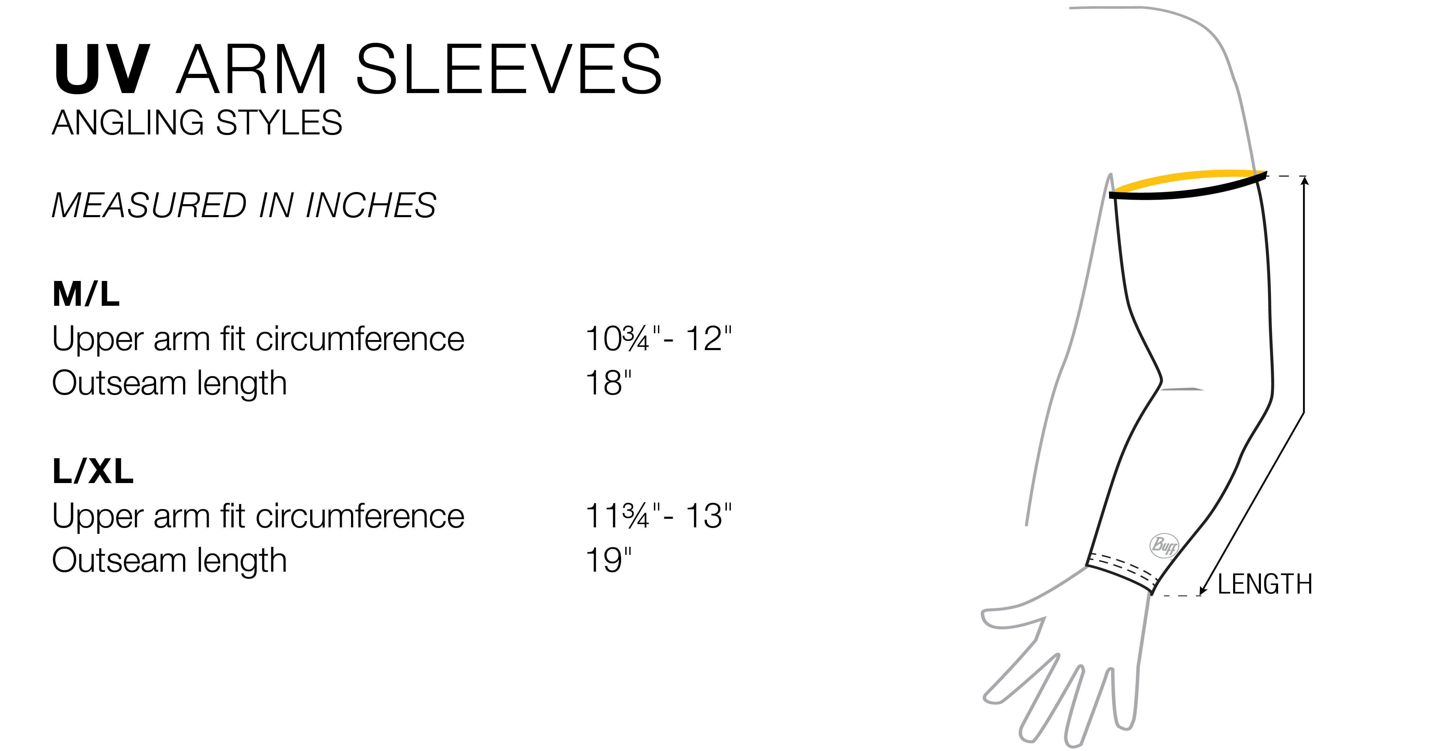 Pelagic Size Chart