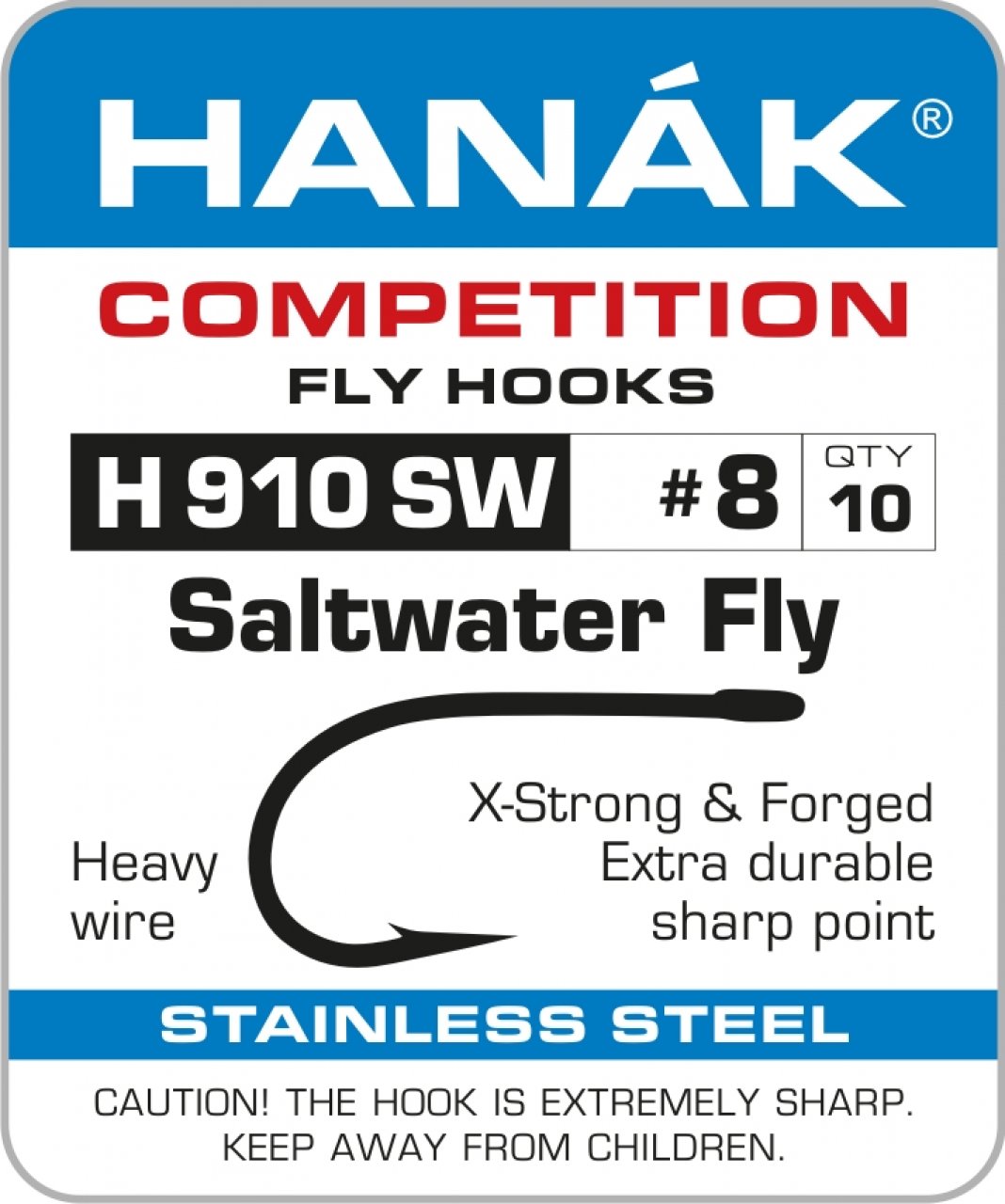 Fly Tying Hook Hanak Competition Saltwater (H910SW)