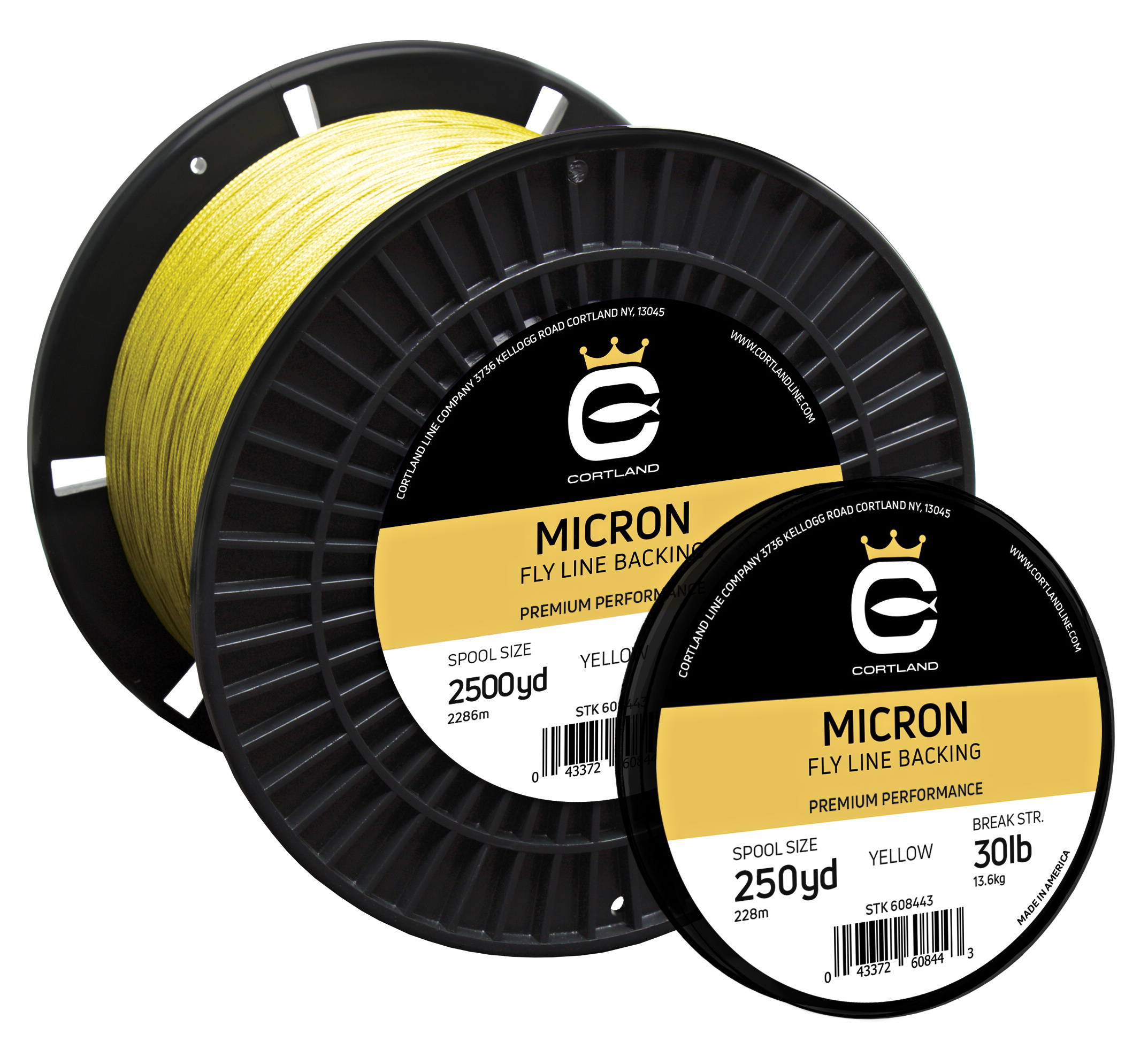 Cortland Micron Micronite Fly Line Backing Choose Your Color Test Yards 