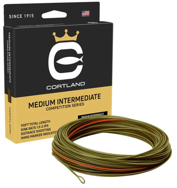 Fly Line Medium Intermediate Cortland COMPETITION SERIES