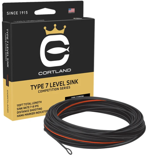 Fly Line Sinking Cortland COMPETITION SERIES Type 7 Level Sink