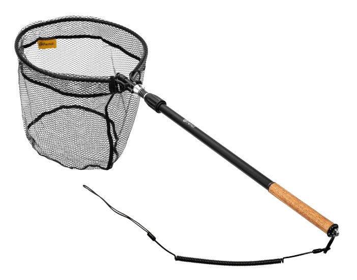 Retractable Fishing Net with Three Section Design Fast and Easy to