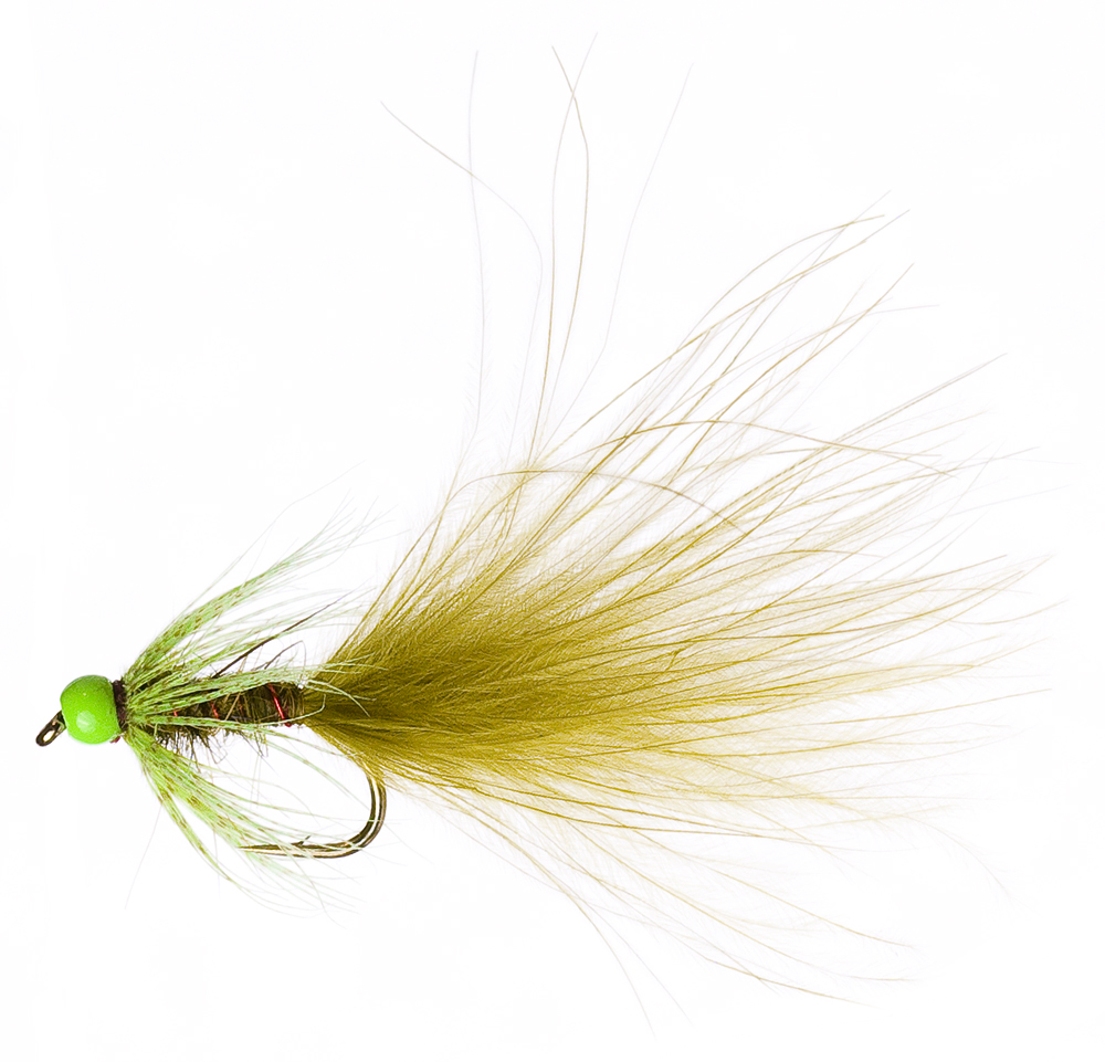 Yellow Hot Head Damsel Trout Lures TROUT FLIES