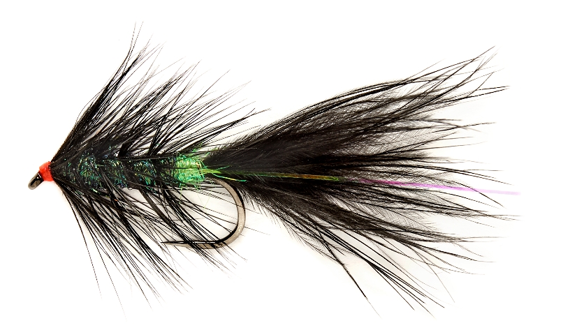 Roza's Black & Green Streamer B/L