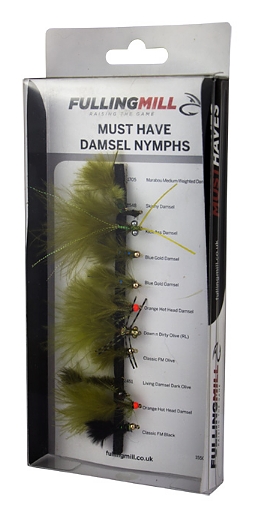 Mouche de Peche Wiggles Damsel Red, Vente Mouches Artificielles Nymphes - La Boite à Mouche
