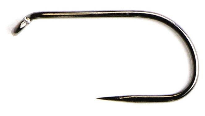 Fly Tying Hook Fulling Mill Short Shank Black Nickel BL