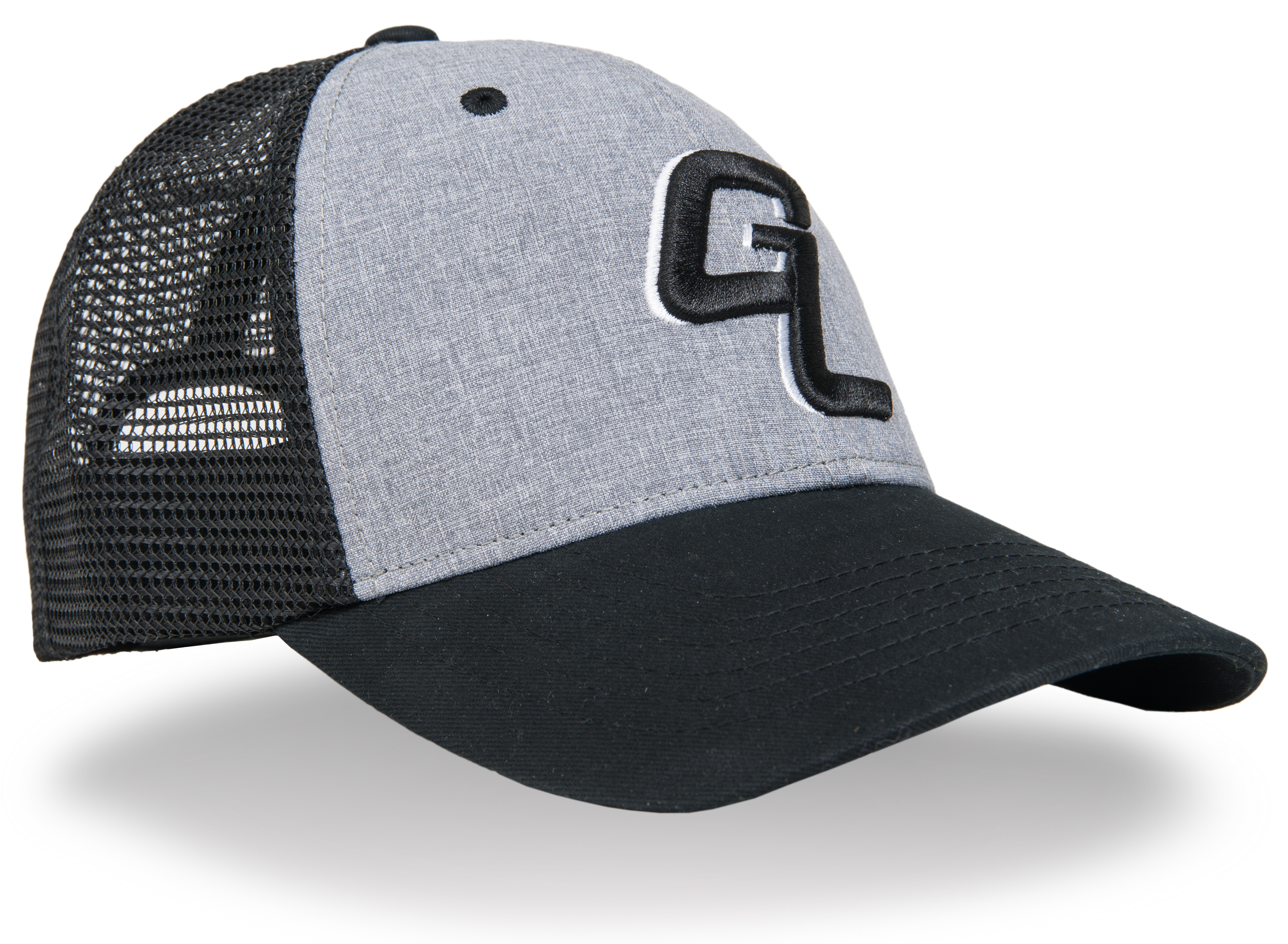 Fishing Cap Guideline GL Logo Heather Grey/Black