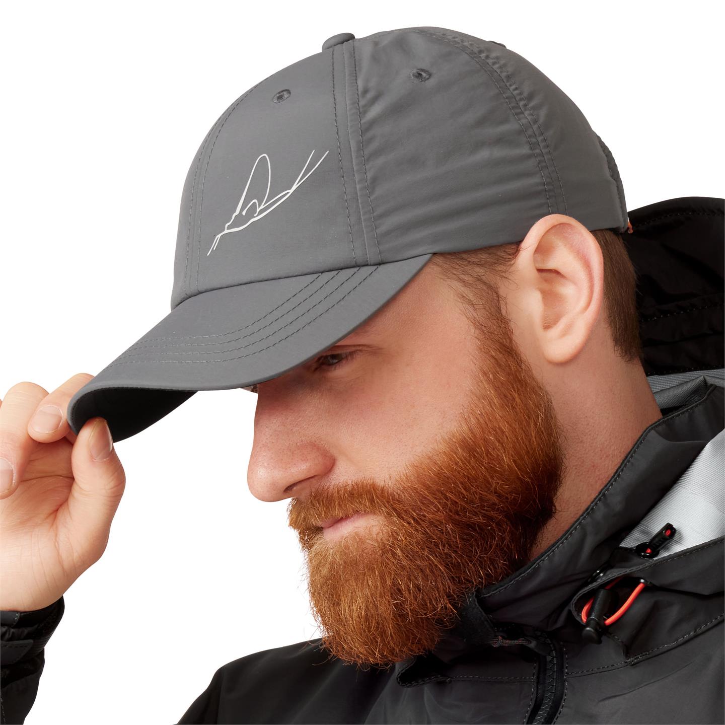 Fishing Cap Guideline Iconic May Solartech Charcoal