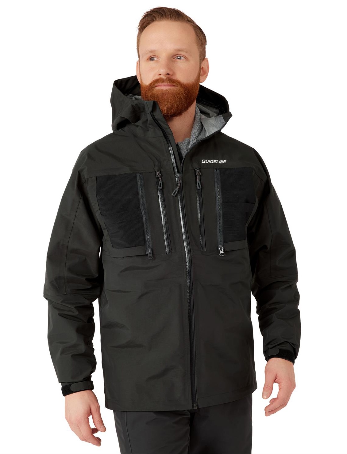 Fishing Jacket Guideline Laxa 2.0 Graphite CzechNymph