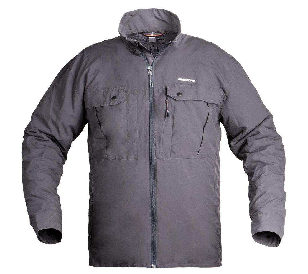 Fly Fishing Shirt Guideline Alta Windshirt Charcoal