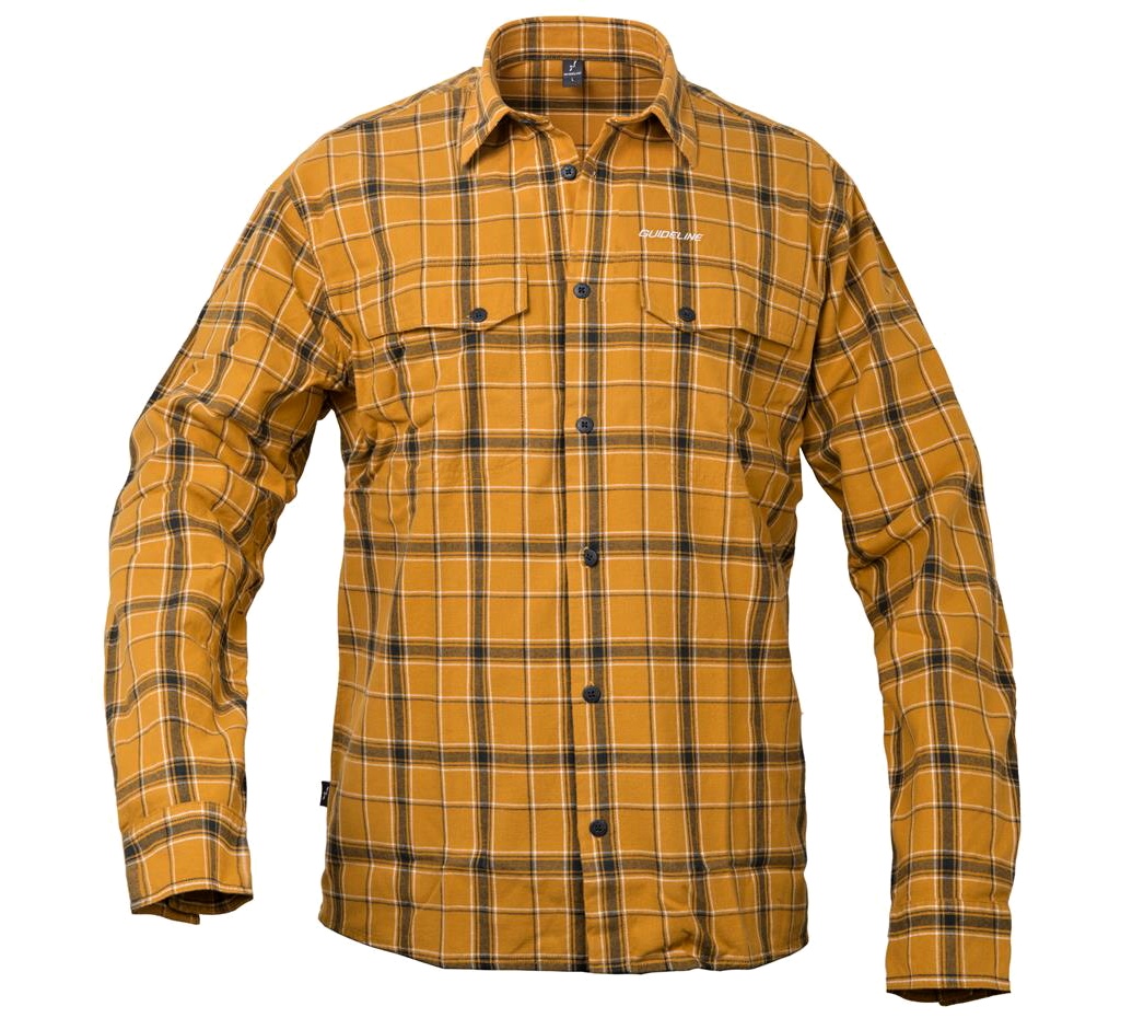 Fly Fishing Shirt Guideline Laxa Golden Yellow