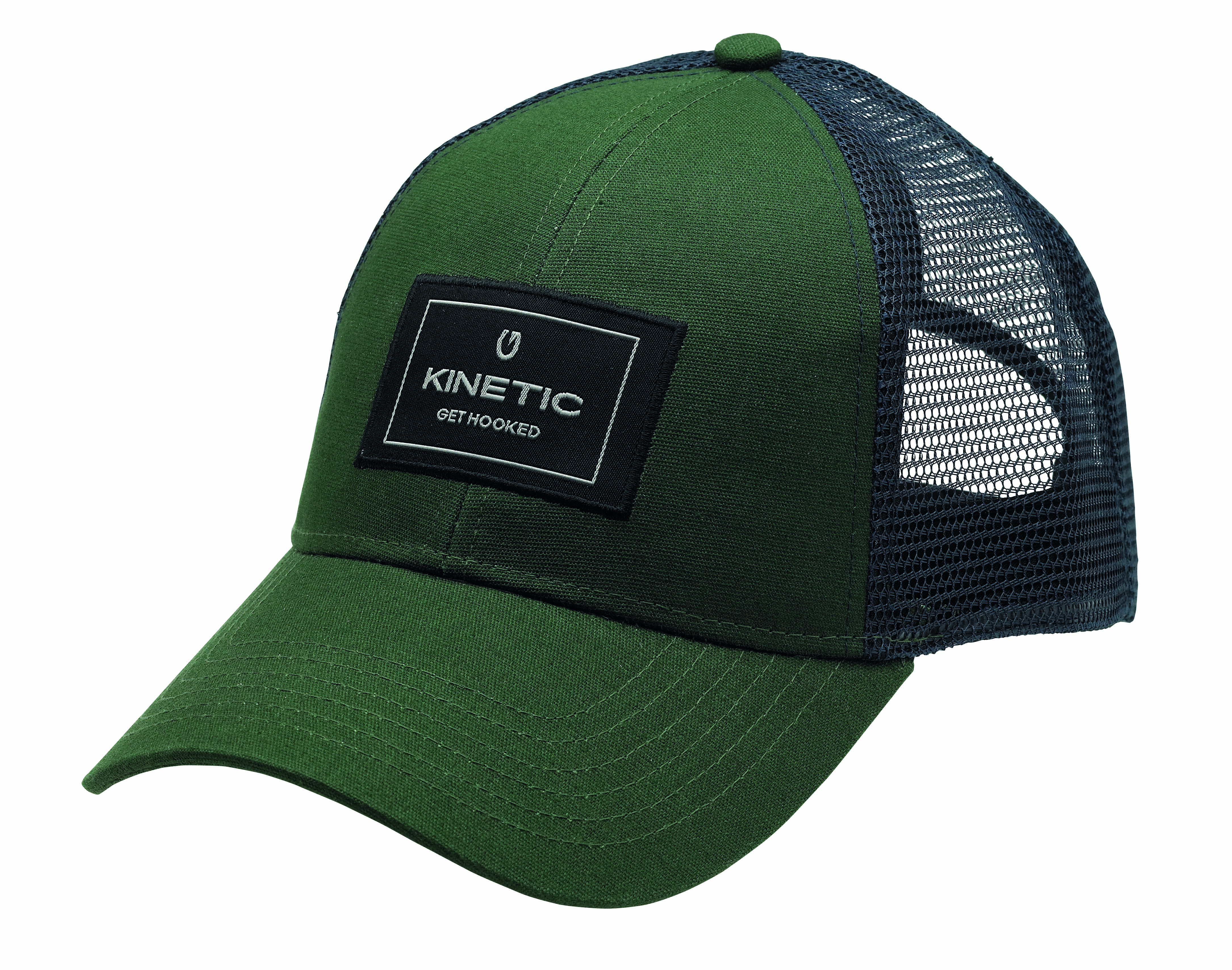 Fishing Cap Kinetic Trucker Forest Green