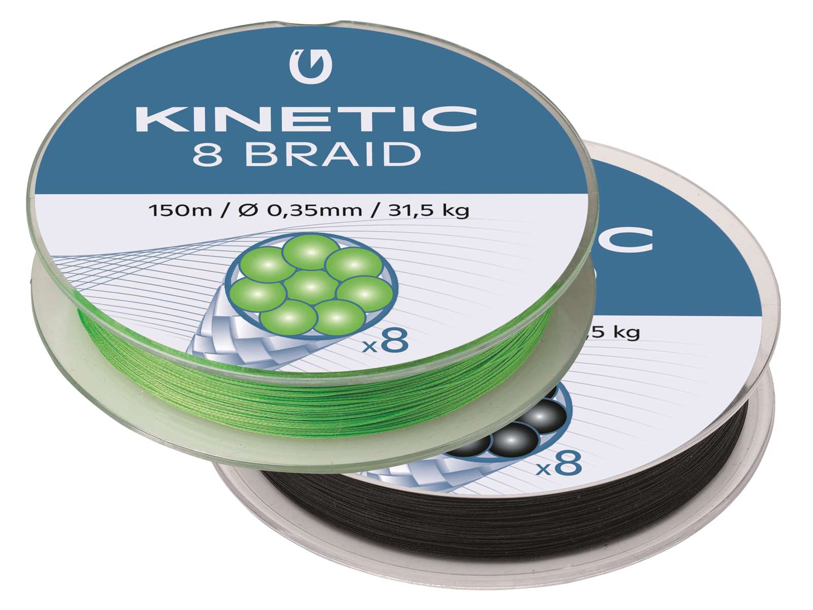 Braided Fishing Line Kinetic 8 Braid 150 m