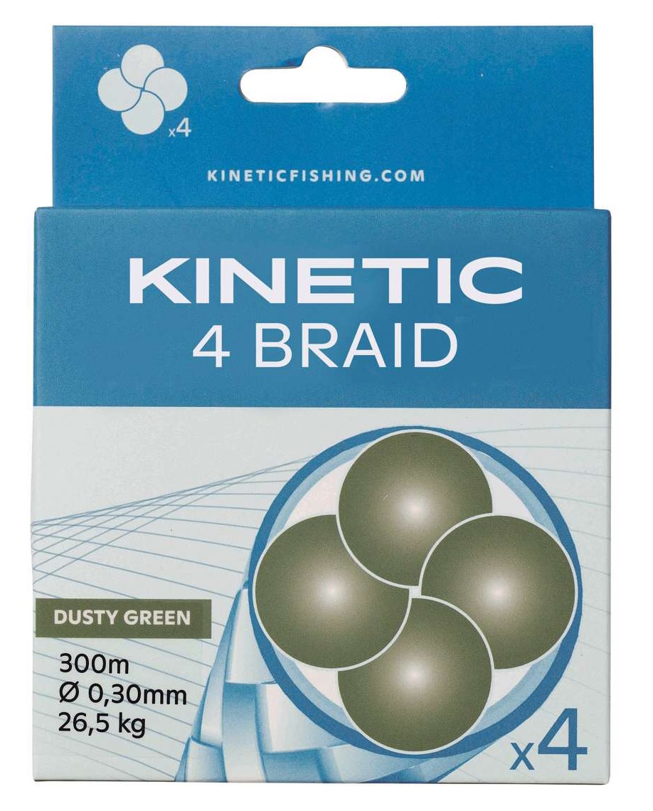 Braided Fishing Line Kinetic 4 Braid 300 m